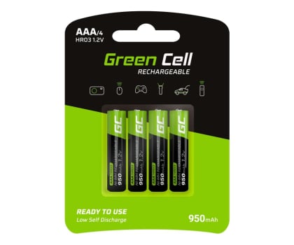 Bateria i akumulatorek Green Cell 4x AAA HR03 950mAh